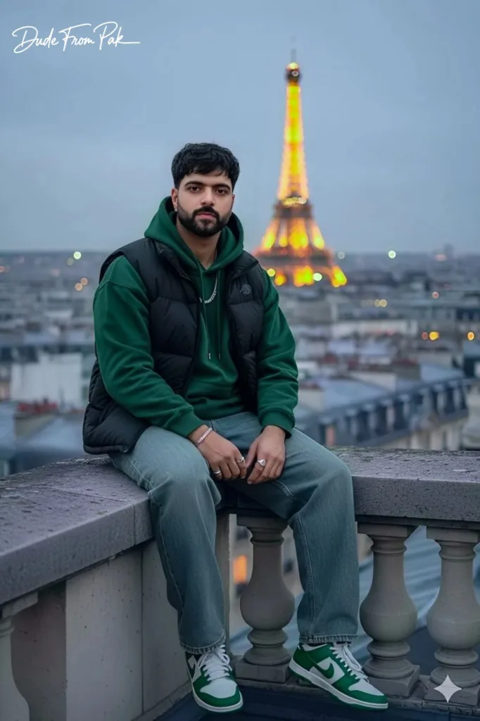 Paris Rooftop Confidence