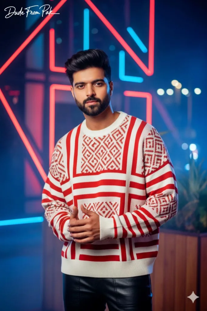 Neon Confidence Portrait