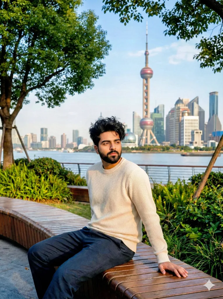 Shanghai Riverside Portrait