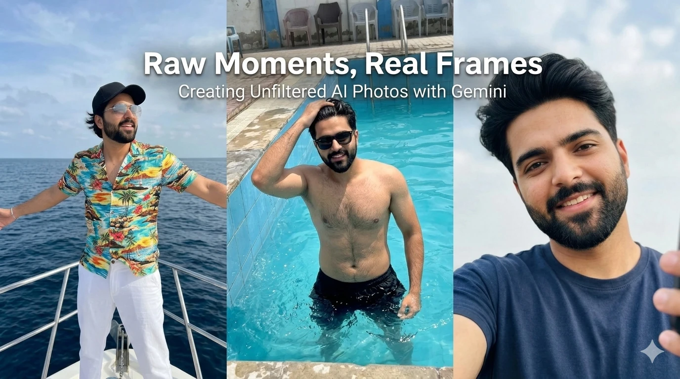 Raw Moments, Real Frames: Creating Unfiltered AI Photos with Google Gemini