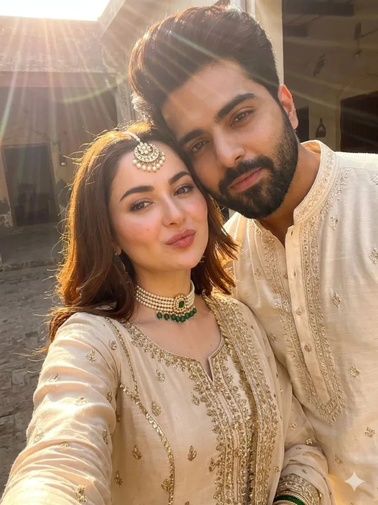 Wedding selfie scene