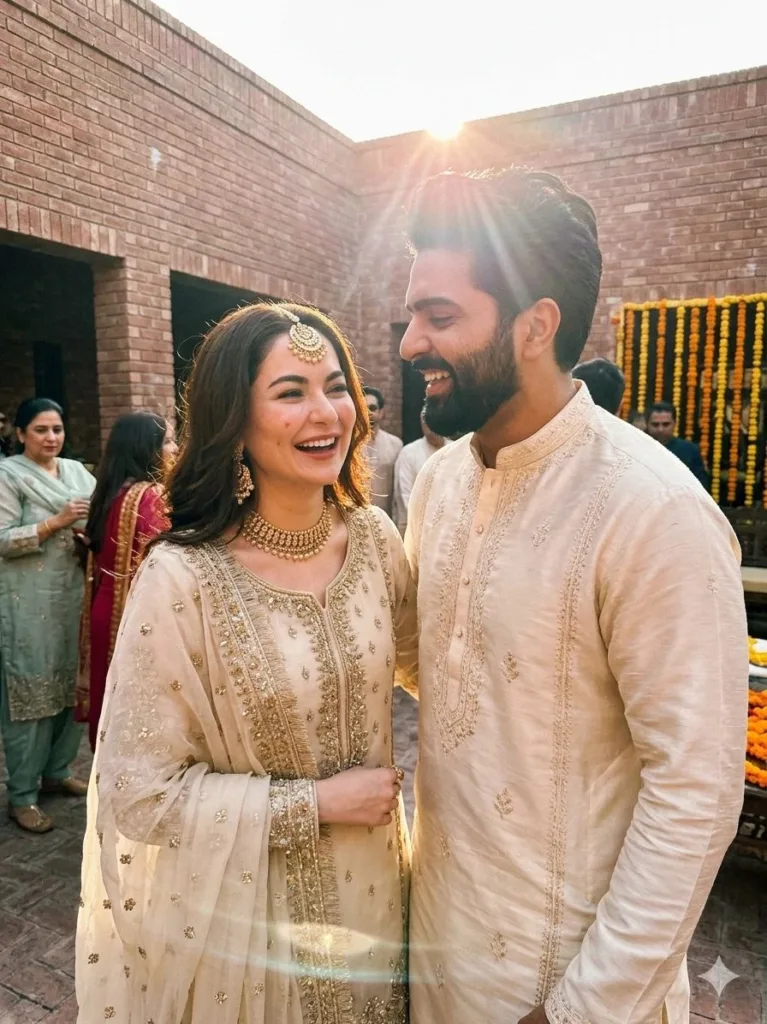 Wedding candid scene