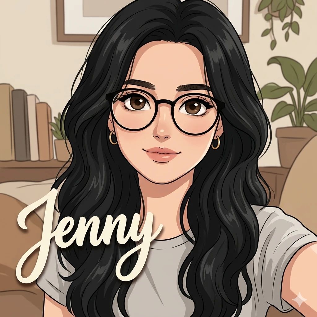Soft anime female avatar