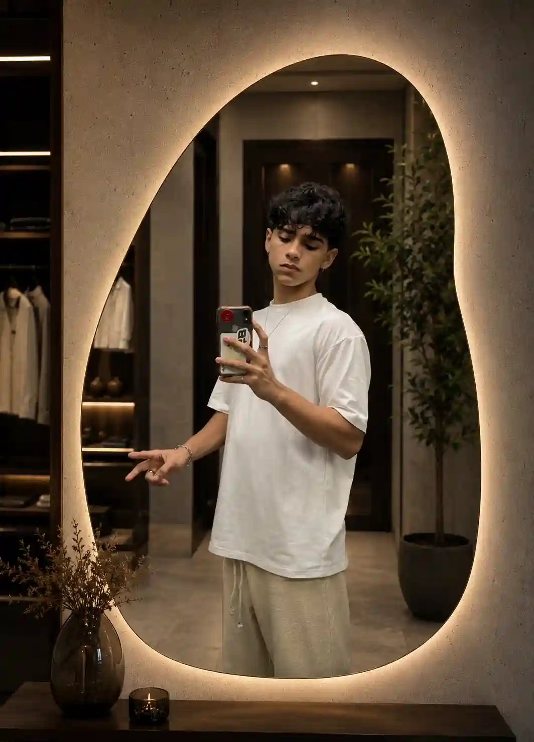 Mirror Selfie Photo Editing💮 Chatgpt Glow Mirror Photo Editing